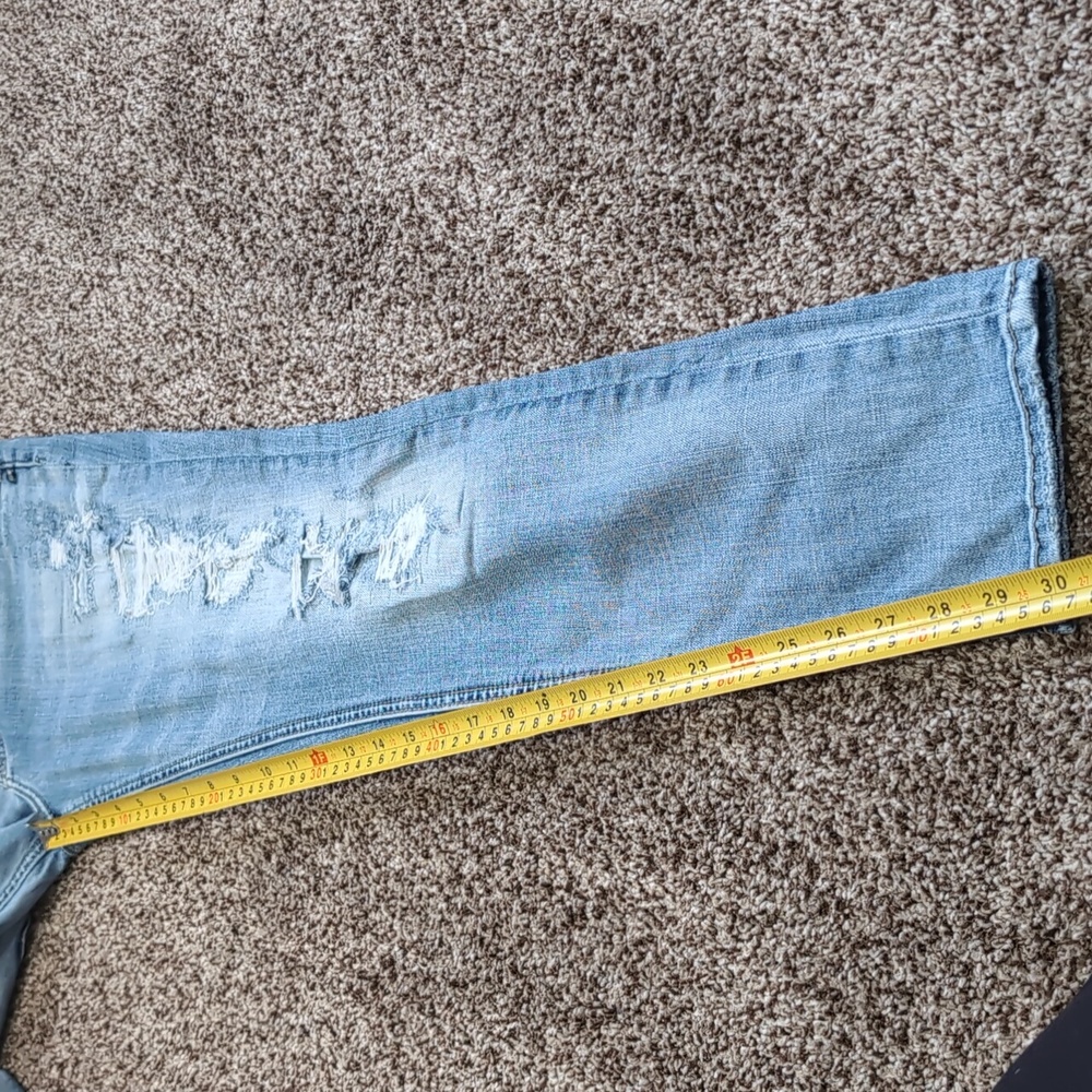 Silver Jeans Boyfriend Super Stretch  Size 26x29 Distressed - Picture 7 of 11